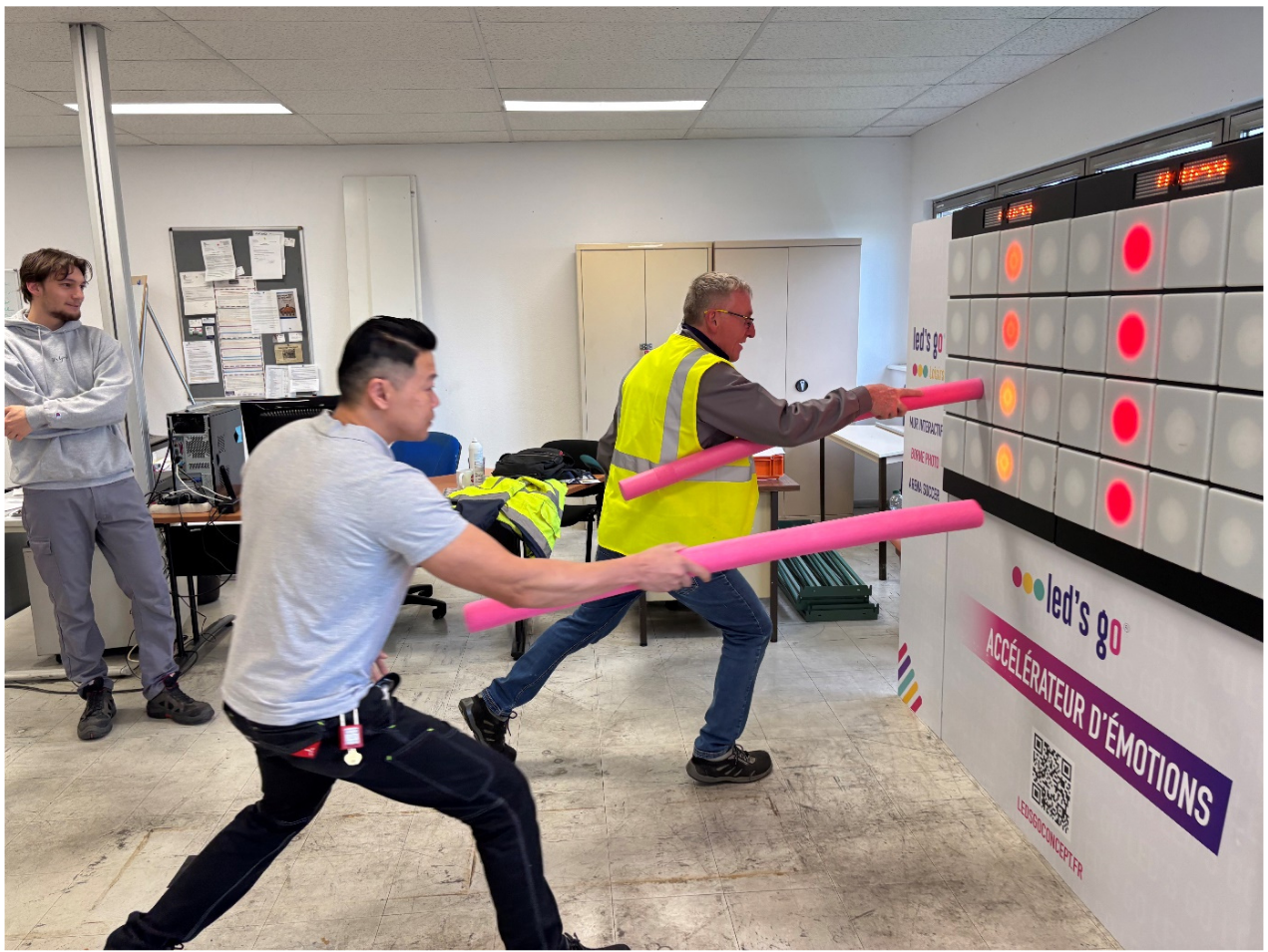 Mur interactif LED'S GO